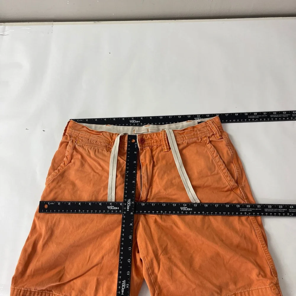 Polo Ralph Lauren Shorts Mens 32 Orange Relaxed Fit Chino 9